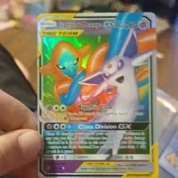 Espeon & Deoxys GX 72/236 Unified Minds TAG TEAM Full Art Holo - Image 1
