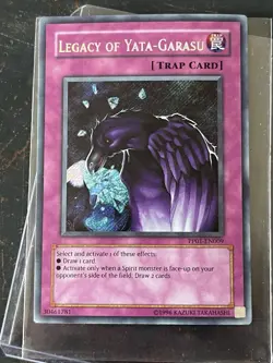 Yugioh Legacy of Yata-Garasu PP01-EN009 Secret Rare Unlimited NM *FOIL ERROR* - Image 1