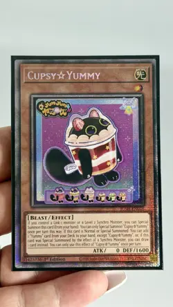Cupsy Yummy Starlight Rare Justice Hunters 1st Ed English Yu-Gi-Oh! - Image 1