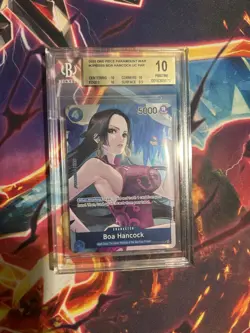 BOA HANCOCK OP02-059 BGS 10 FULL ART BOX TOPPER 2024 ONE PIECE CARD GAME - Image 1