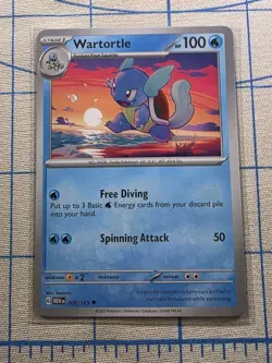 Wartortle 008/165 Sv: Scarlet & Violet 151 Regular - Pokemon Card - Image 1