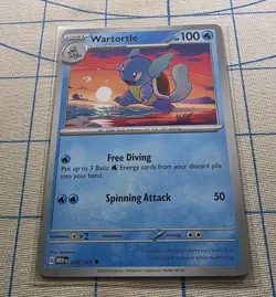 Wartortle 008/165 Sv: Scarlet & Violet 151 Regular - Pokemon Card - Image 2