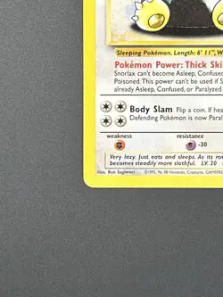 NM Snorlax Jungle Unlimited Non Holo 27/64 Pokemon Card - Image 3