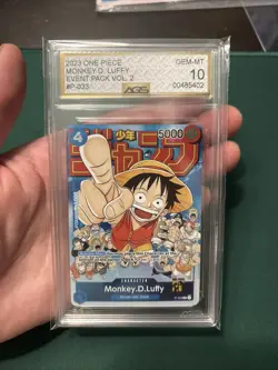 ONE PIECE: Monkey.D.Luffy P-033 Vol.2 Event Promo Cards Near Mint Condition NM - Image 1
