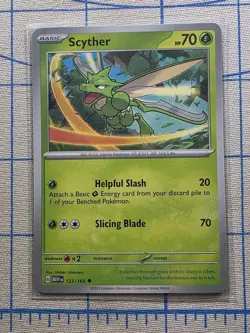 Scyther 123/165 Sv: Scarlet & Violet 151 Regular - Pokemon Card - Image 1
