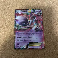 #1 Pokemon TCG - Mewtwo EX Breakthrough 62/162 Rare Holo card *B1 - Image 1