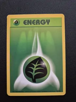 Pokemon TCG Grass Energy/Base Set/Card 99/102 / MP (x5 per purchase) - Image 1