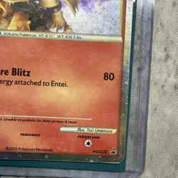 Pokemon Card Entei HGSS Promo 20HGS 5520 Holo HP - Image 5