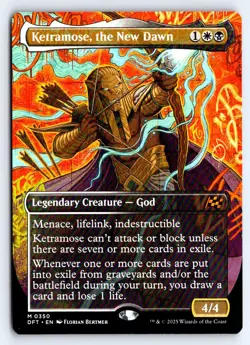 Ketramose, the New Dawn (Borderless) 350 Aetherdrift Magic: The Gathering NM - Image 1
