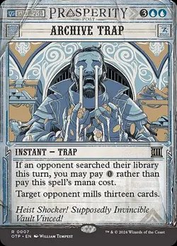Magic The Gathering MTG ARCHIVE TRAP Breaking News NM Near Mint - Image 1