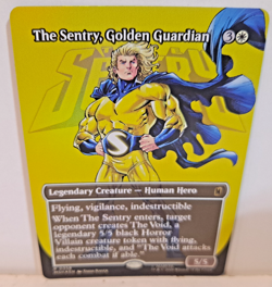 The Sentry, Golden Guardian Marvel Magic the Gathering Foil Full Art NM - Image 1