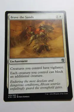 MTG Brave the Sands x1- -Khans of Tarkir-Lightly Played - Image 1