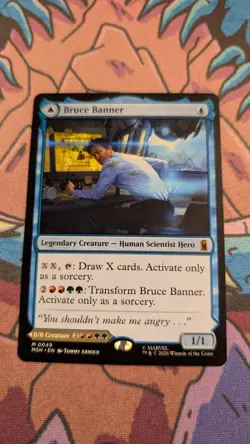 MTG Marv Super Heroes Bruce Banner/The Incredible Hulk x1 Mythic NM/M - Image 1