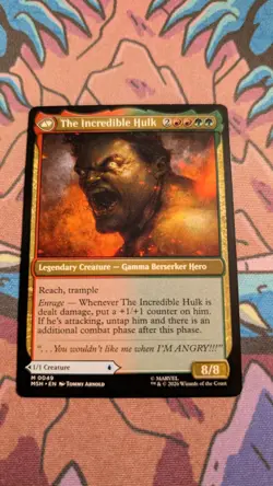 MTG Marv Super Heroes Bruce Banner/The Incredible Hulk x1 Mythic NM/M - Image 2