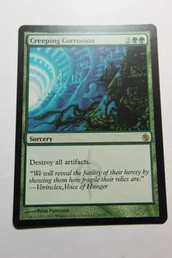 MTG Creeping Corrosion x1- -Mirrodin Besieged-Lightly Played - Image 1