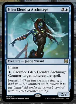 Glen Elendra Archmage Commander: Wilds of Eldraine Regular - Image 1