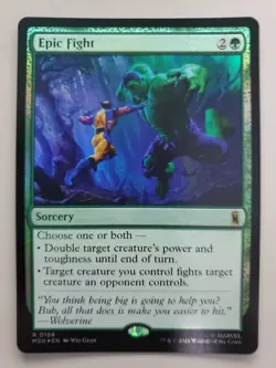 MTG Epic Fight Marvel Super Heroes Foil Rare - Image 1