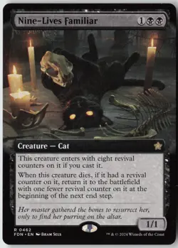 Nine-Lives Familiar (462) - Normal - Foundations (FDN) - NM - Image 1