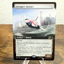 Avengers Quinjet - Extended Art Marvel Super Heroes Mtg Nm 0426 - Image 1