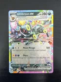 Pokemon Umbreon ex 280 HP 060/131 Prismatic Evolutions Holo Double Rare - Image 1