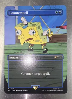 MTG - SLD SpongeBob SquarePants - Counterspell #1933 - Regular Near Mint - Image 1