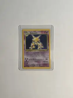 Pokemon TCG - Alakazam (1/102) Base Set Unlimited - Holo Rare - LP - Image 3