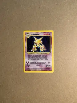 Pokemon TCG - Alakazam (1/102) Base Set Unlimited - Holo Rare - LP - Image 5