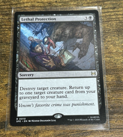 Lethal Protection MTG Marvel Spider-Man Eternal Hand Painted SDCC Altered Art - Image 1