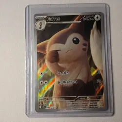 Pokemon Furret Illustration Rare Holo 168/159 Sv09 Journey Together English - Image 1