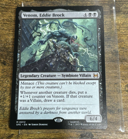 MTG Venom Eddie Brock 12 Marvel's Spider-Man: Eternal-Legal Regular SDCC 2025 - Image 1