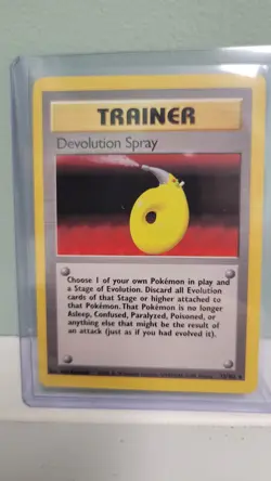 Pokemon TCG Devolution Spray 72/102 Base Set Rare Unlimited LP - Image 1