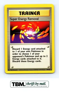 1999 Pokemon Base Set #079/102 Super Energy Removal - Image 1