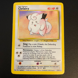 Clefairy 005/102 Base Set Unlimited Holo Rare English LP 1999 Pokemon TCG - Image 1