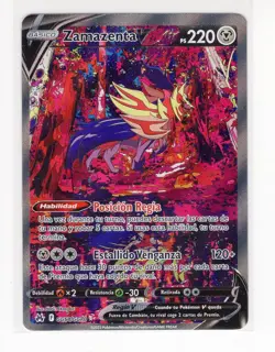 ~ESP~ SPANISH Zamazenta V GG54 Crown Zenith Pokemon Card (C1) - Image 1