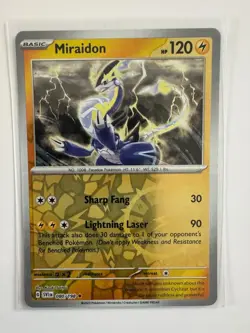 MIRAIDON 080/198 SCARLET & VIOLET RARE POKEMON REVERSE HOLO NM/M KOUKI SAITOU - Image 1