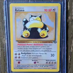 Wizards of the Coast Pokemon TCG Snorlax Jungle Unlimited Regular Rare 27/64 DE - Image 1