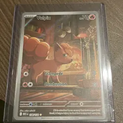 Pokemon TCG Vulpix 138/132 ME6 Full Art Holo Rare 70HP English - Image 1