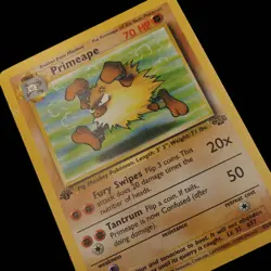 Pokemon TCG - Primeape 43/64 Jungle Uncommon 1st Edition WOTC 1999 - NM - Image 1