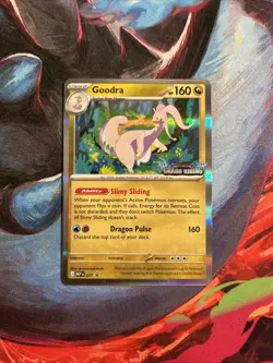 Goodra MEP 077 - Pokemon TCG Pre Release Black Star Promo Chaos Rising - Image 1