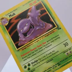 Pokemon TCG - Muk 28/62 Fossil Rare WOTC 1999 - MP - Image 1