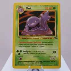 Pokemon TCG - Muk 28/62 Fossil Rare WOTC 1999 - MP - Image 2