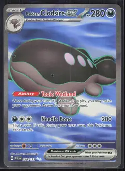 Paldean Clodsire ex 244/193 Ultra Rare Paldea Evolved Pokemon NM 01-04-049 - Image 1