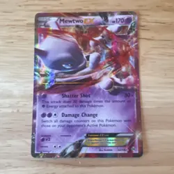 Pokemon TCG Mewtwo EX 62/162 Holo Ultra Rare English 2015 - Image 1