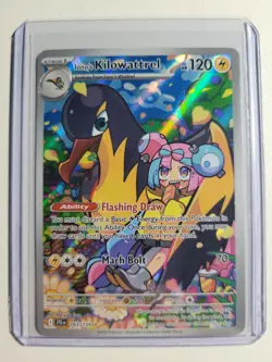 Iono's Kilowattrel 163/159 Illustration Rare Journey Together Pokemon Near Mint - Image 5