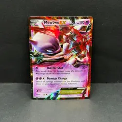 Pokemon TCG Mewtwo EX 62/162 BREAKthrough Ultra Rare Holo Eng 170 HP - Image 1