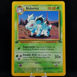 Pokemon TCG - Nidorina 40/64 Jungle Uncommon 1st Edition WOTC 1999 - NM - Image 2