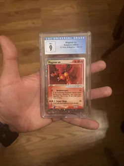 Pokemon Magmar ex EX Ruby & Sapphire Ultra Rare #100 CGC 9 - Image 3