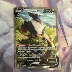 Pokemon TCG Honchkrow V 162/172 Brilliant Stars Ultra Rare Full Art Holo - Image 1