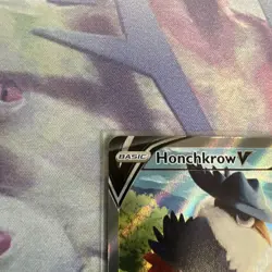 Pokemon TCG Honchkrow V 162/172 Brilliant Stars Ultra Rare Full Art Holo - Image 3
