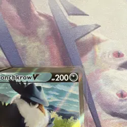 Pokemon TCG Honchkrow V 162/172 Brilliant Stars Ultra Rare Full Art Holo - Image 4